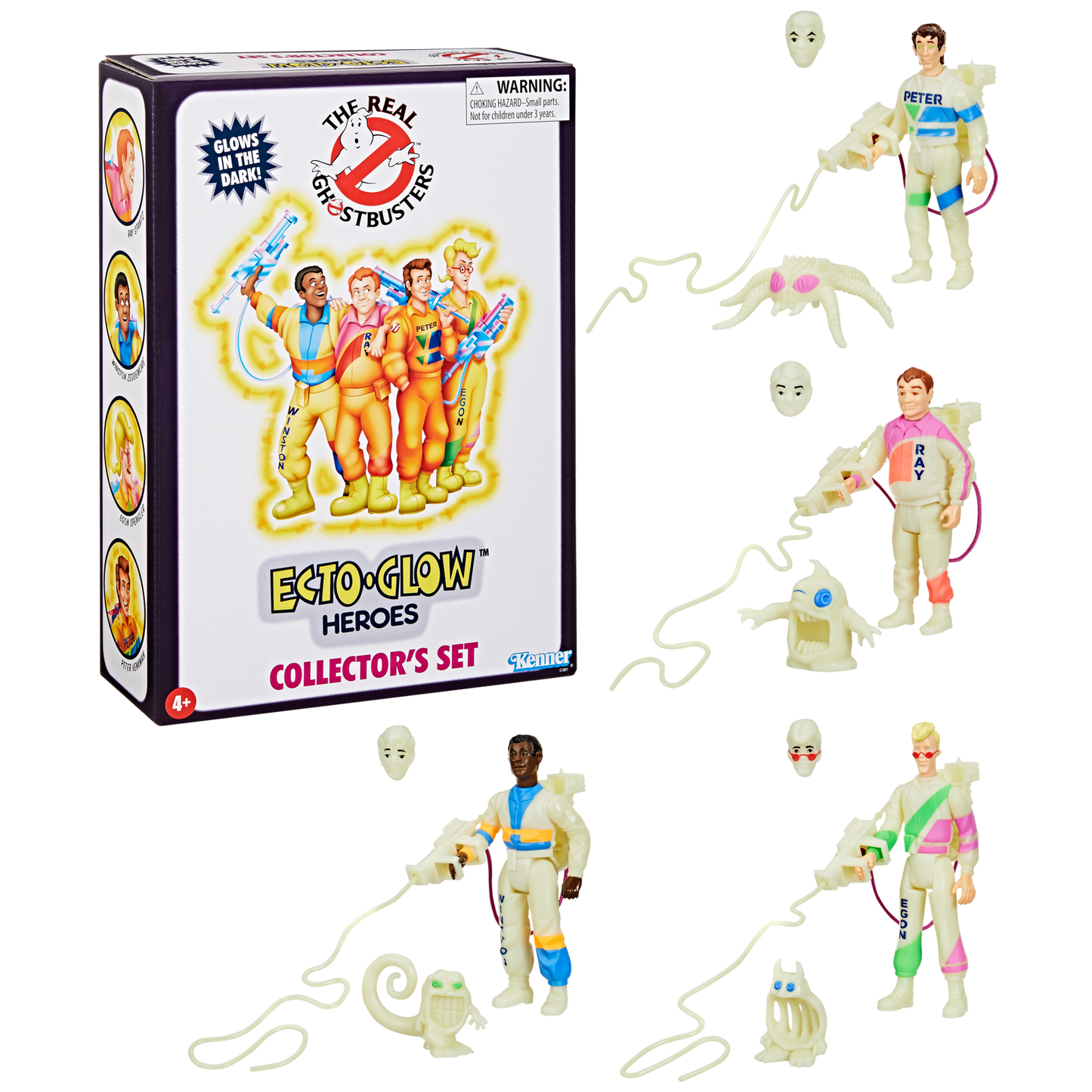 Ghostbusters Kenner Classics Ecto-Glow Heroes Sammlerset Produktbild