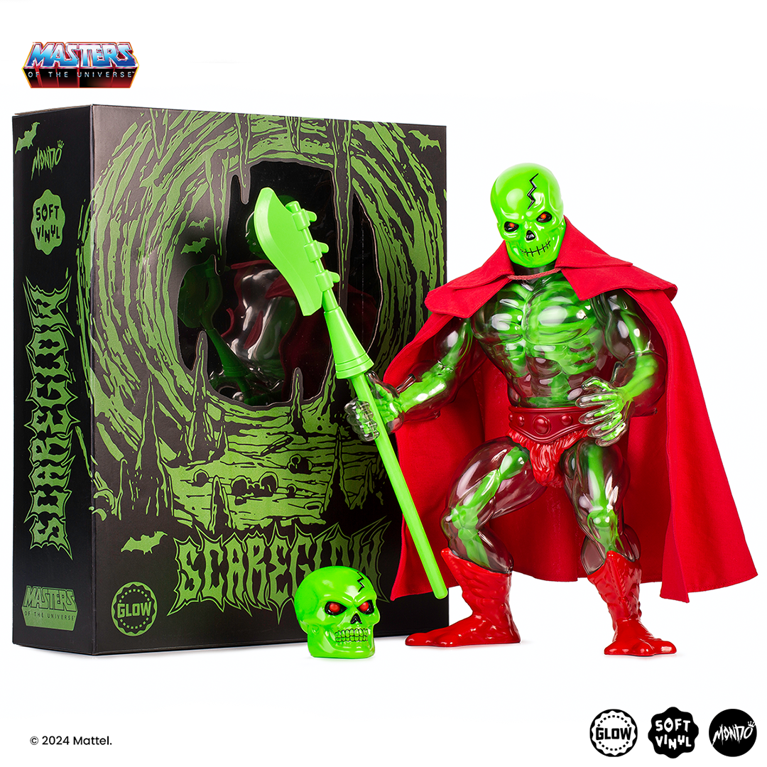 Masters of the Universe – Scareglow Soft Vinyl Figure – Necromancer Variant