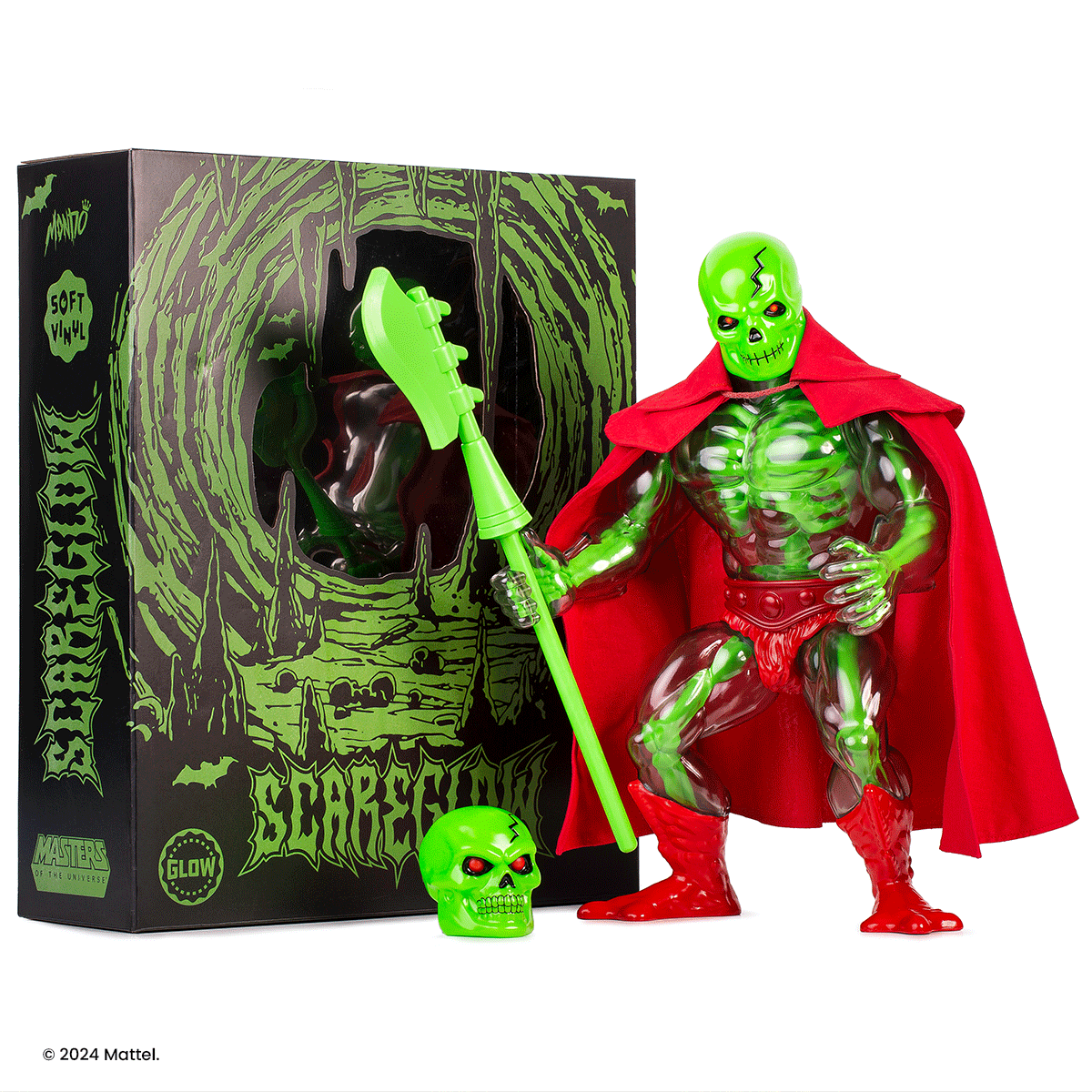 Masters of the Universe – Scareglow Soft Vinyl Figure – Necromancer Variant