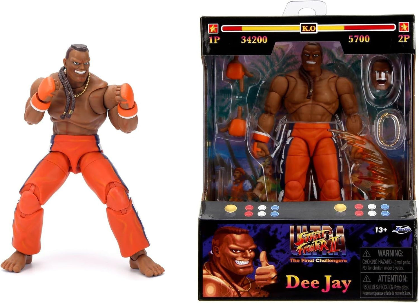 Ultra Street Fighter II: The Final Challengers Actionfigur 1/12 Dee Jay 15 cm