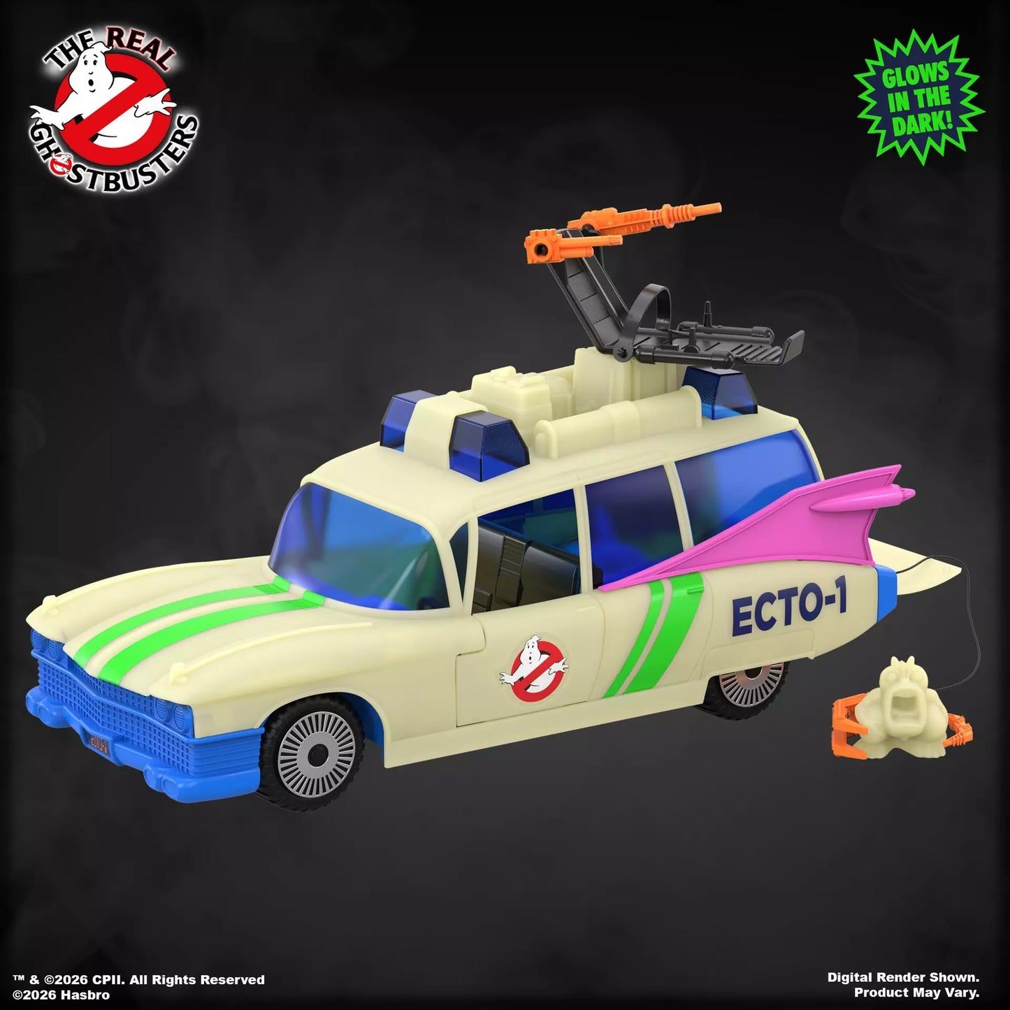 Ghostbusters Kenner Classics – The Real Ghostbusters Ecto-Glow Ecto-1