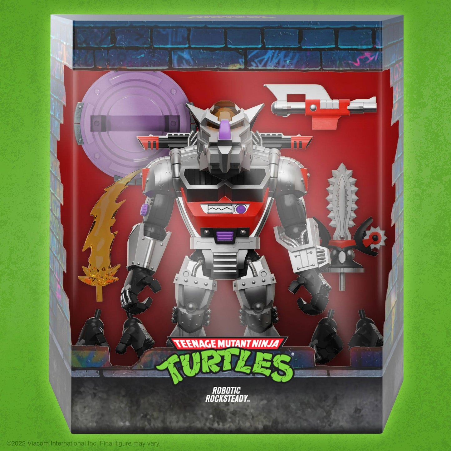 Teenage Mutant Ninja Turtles Ultimates Actionfigur Robot Rocksteady 20 cm