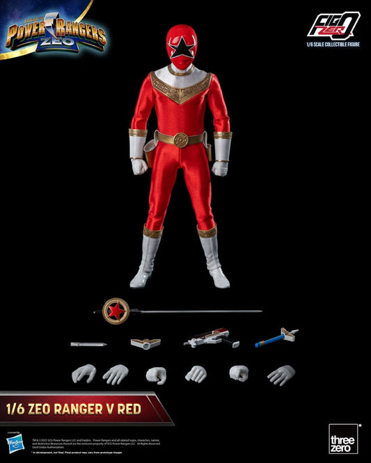 Power Rangers Zeo FigZero Actionfigur 1/6 Ranger V Red 30 cm