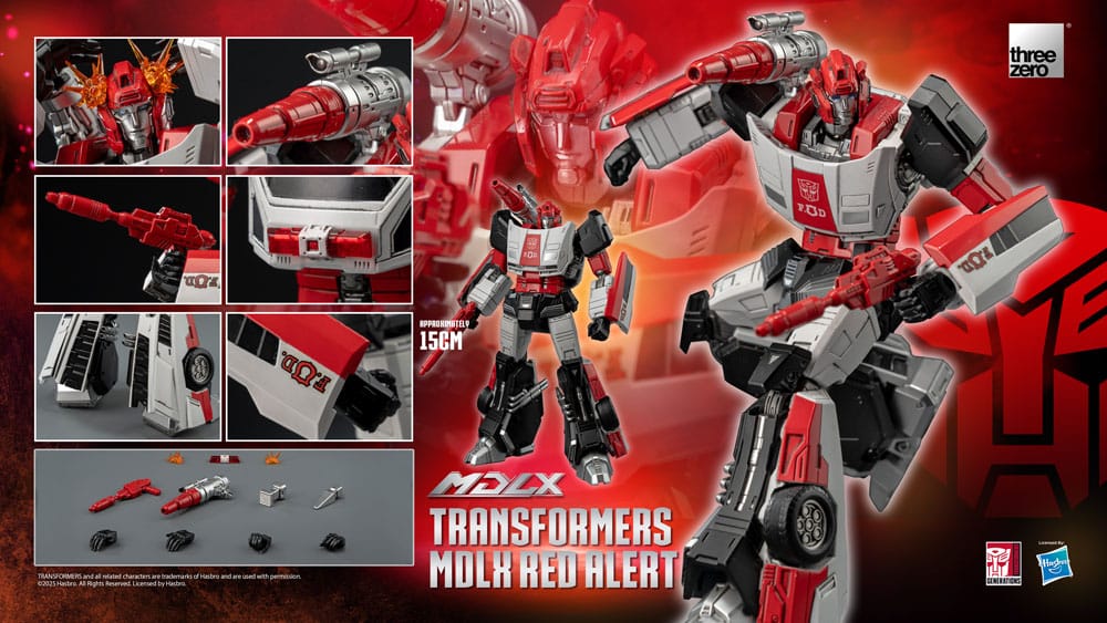 Transformers MDLX Actionfigur Red Alert 15 cm