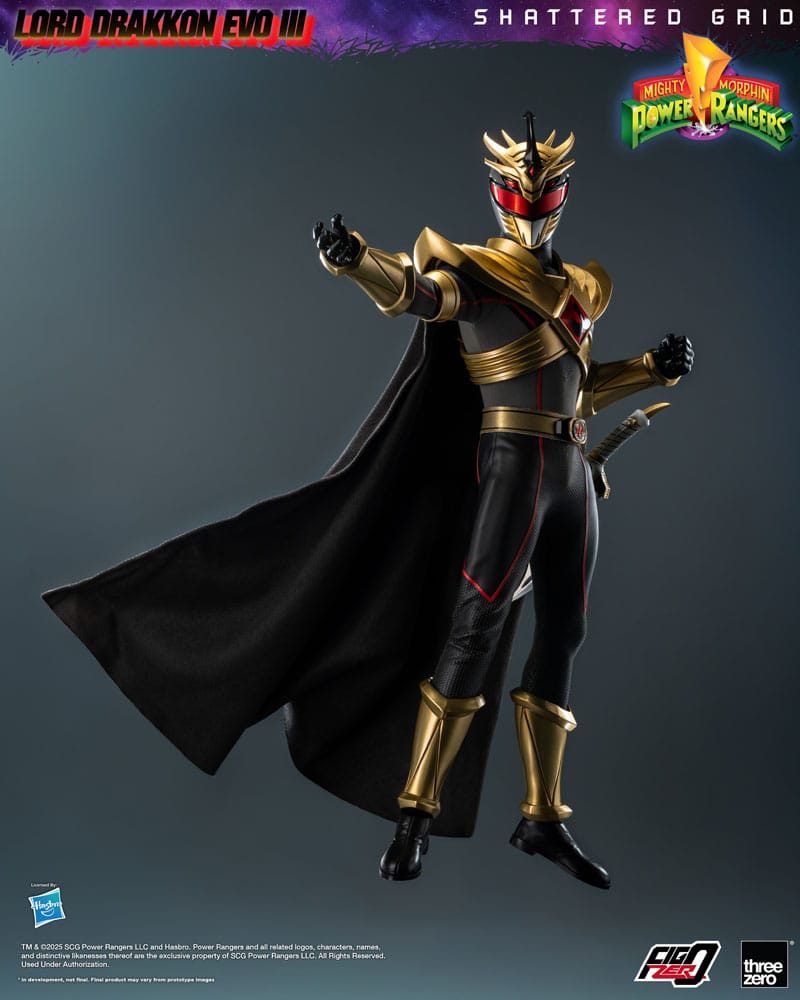 Mighty Morphin Power Rangers Shattered Grid FigZero Actionfigur 1/6 Lord Drakkon Evo III 30cm