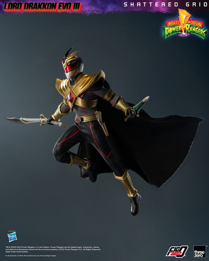 Mighty Morphin Power Rangers Shattered Grid FigZero Actionfigur 1/6 Lord Drakkon Evo III 30cm
