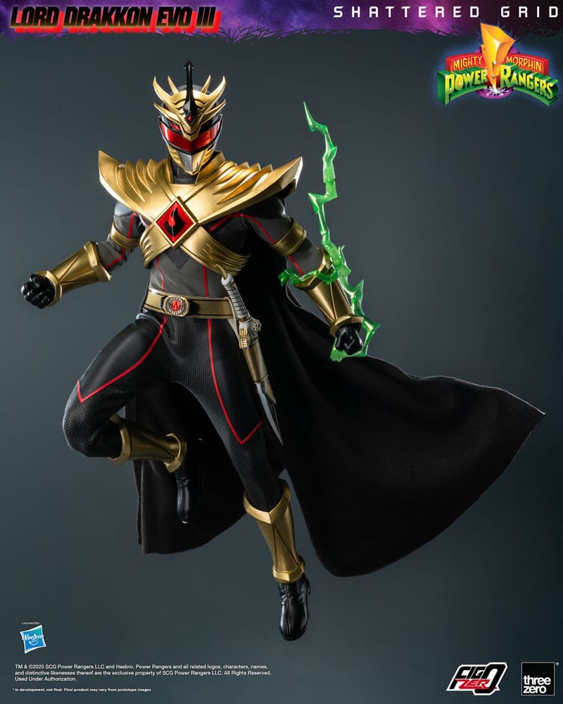 Mighty Morphin Power Rangers Shattered Grid FigZero Actionfigur 1/6 Lord Drakkon Evo III 30cm