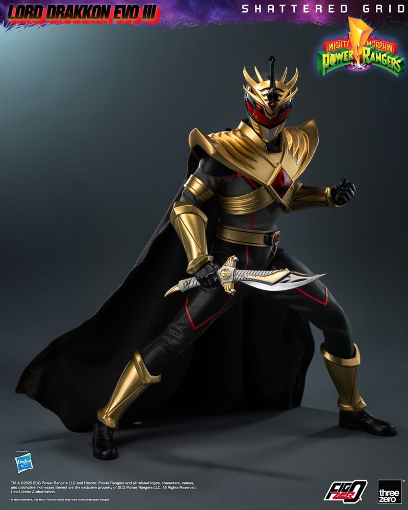 Mighty Morphin Power Rangers Shattered Grid FigZero Actionfigur 1/6 Lord Drakkon Evo III 30cm