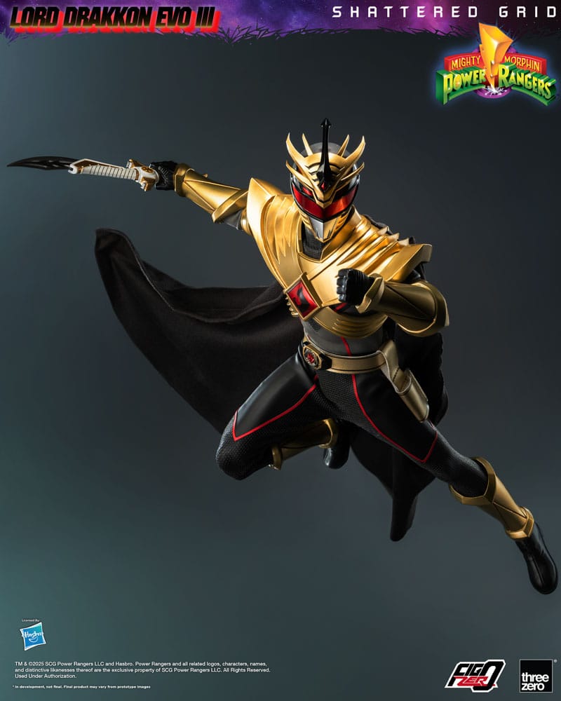 Mighty Morphin Power Rangers Shattered Grid FigZero Actionfigur 1/6 Lord Drakkon Evo III 30cm