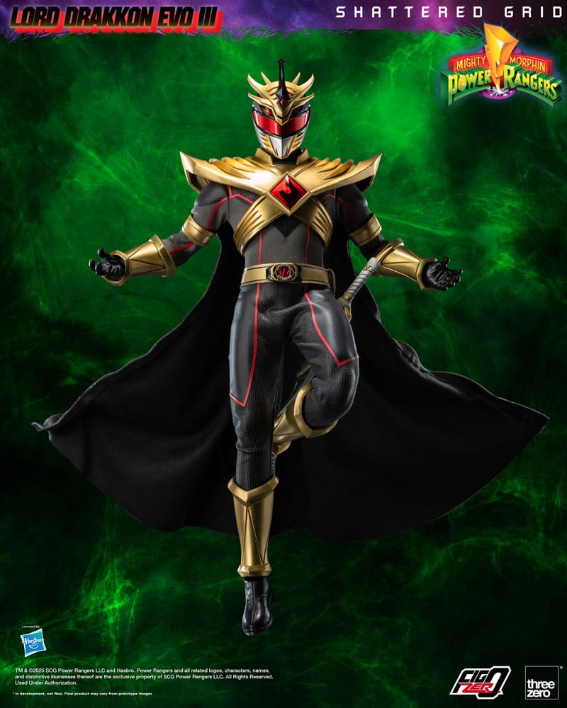 Mighty Morphin Power Rangers Shattered Grid FigZero Actionfigur 1/6 Lord Drakkon Evo III 30cm