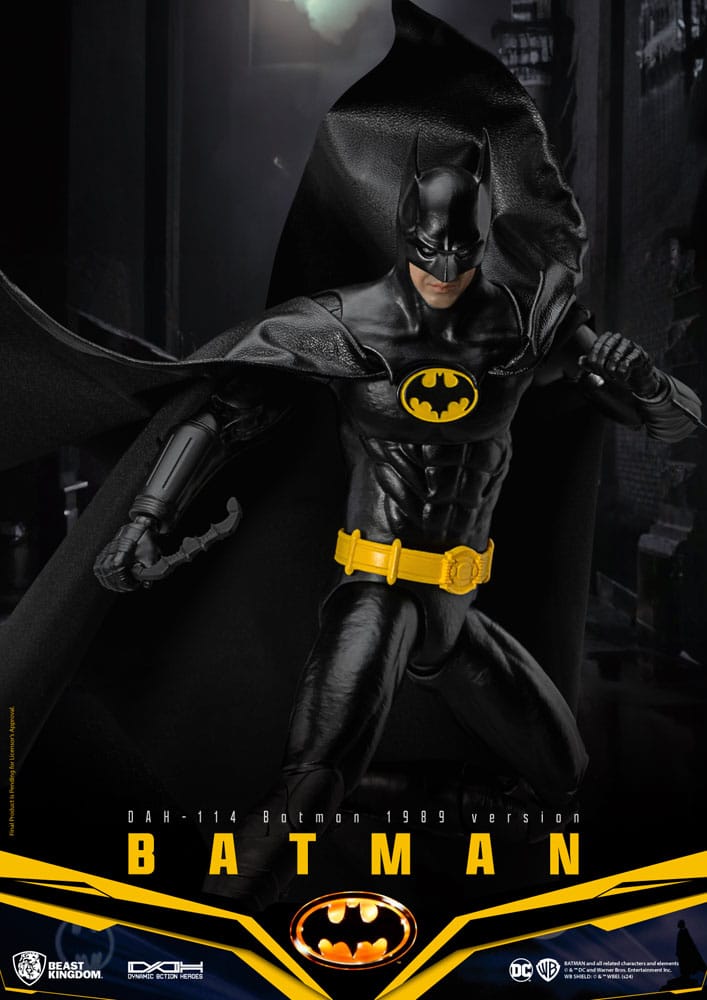 DC Comics Dynamic 8ction Heroes Actionfigur 1/9 Batman 1989 Ver. 21 cm
