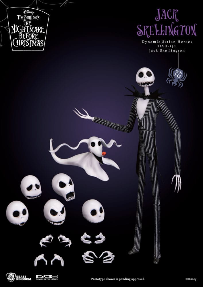 Nightmare before Christmas 8ction Heroes Actionfigur 1/9 Jack 21 cm