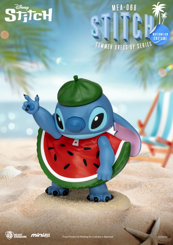Lilo & Stitch Mini Egg Attack Figuren Stitch summer dress up Series 8 cm Sortiment (6)