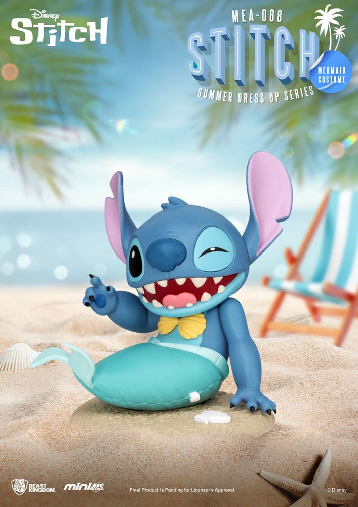 Lilo & Stitch Mini Egg Attack Figuren Stitch summer dress up Series 8 cm Sortiment (6)