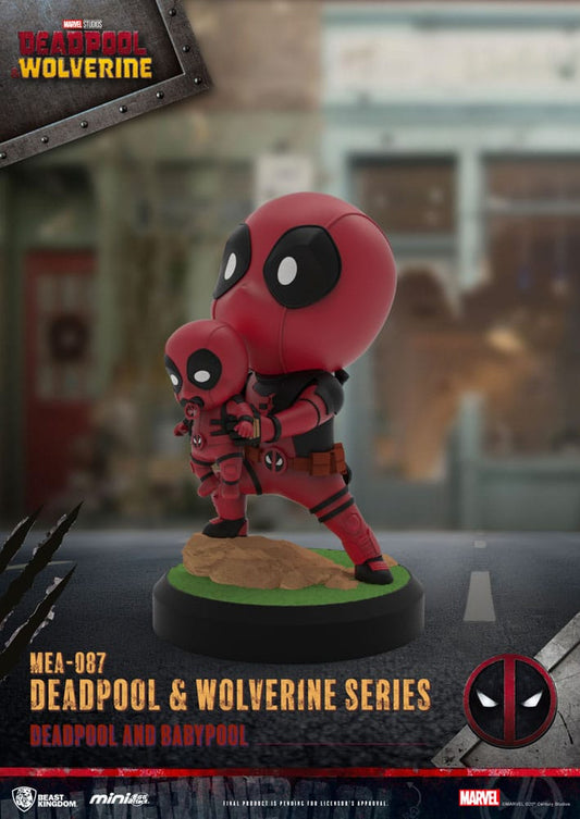 Deadpool 3 Deadpool & Wolverine Series Mini Egg Attack Figuren Set 8 cm