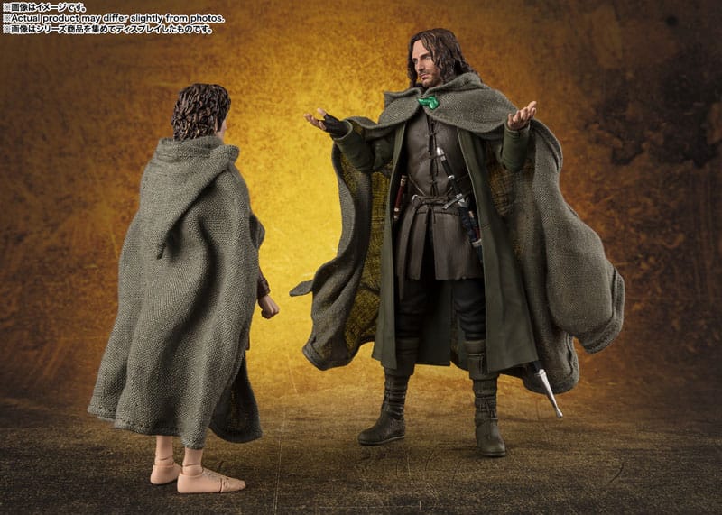 Herr der Ringe S.H. Figuarts Actionfiguren Frodo Beutlin & Gollum