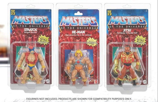 Clamshell PET Gehäuse 10er-Pack für Masters of the Universe Actionfiguren