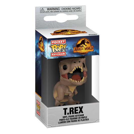 Jurassic World 3 POP! Vinyl Schlüsselanhänger 4 cm T-Rex Display (12)