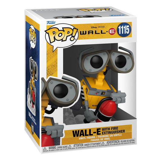 Wall-E POP! Movies Vinyl Figur Wall-E w/Fire Extinguisher 9 cm