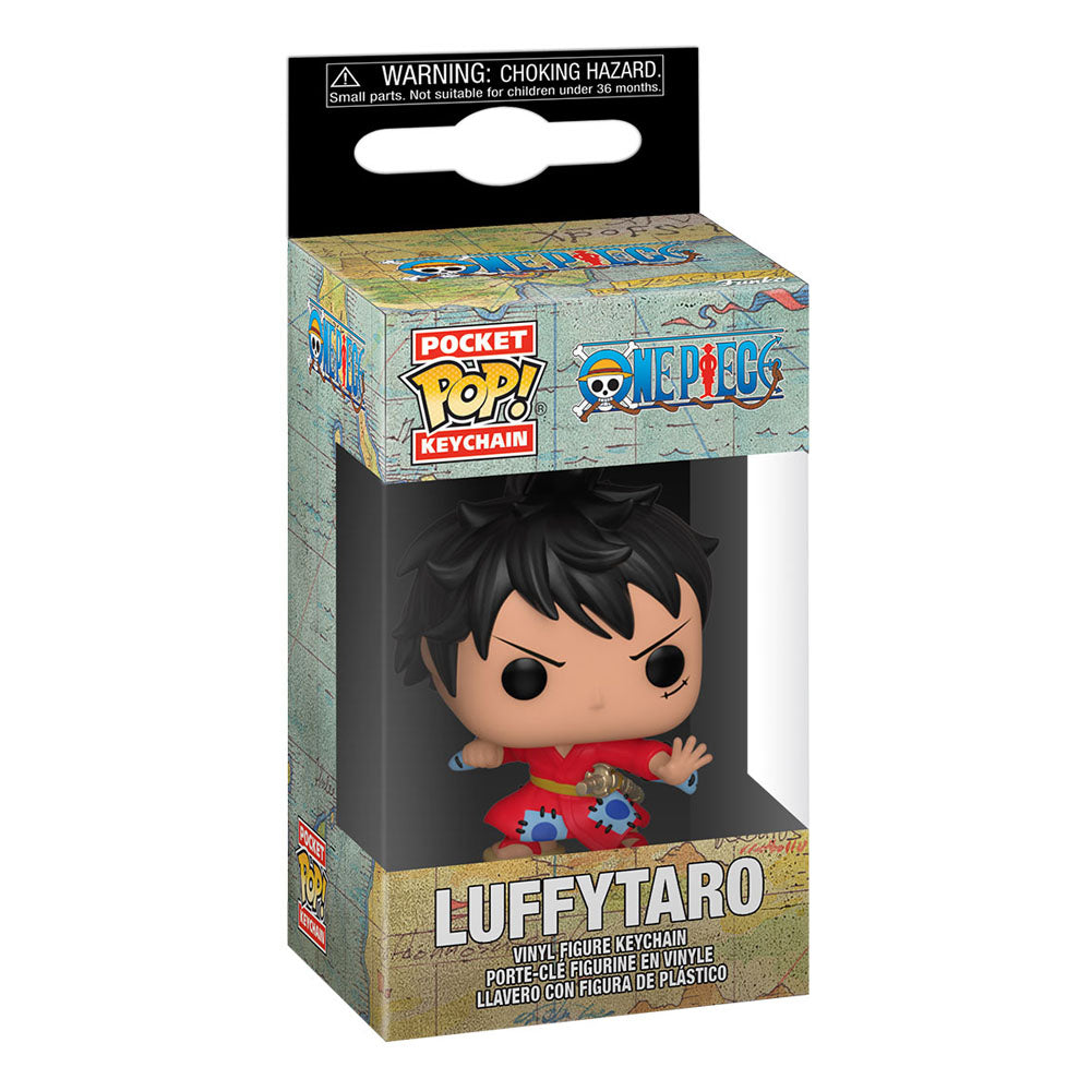 One Piece POP! Vinyl Schlüsselanhänger 4 cm Luffy in Kimono Display (12)