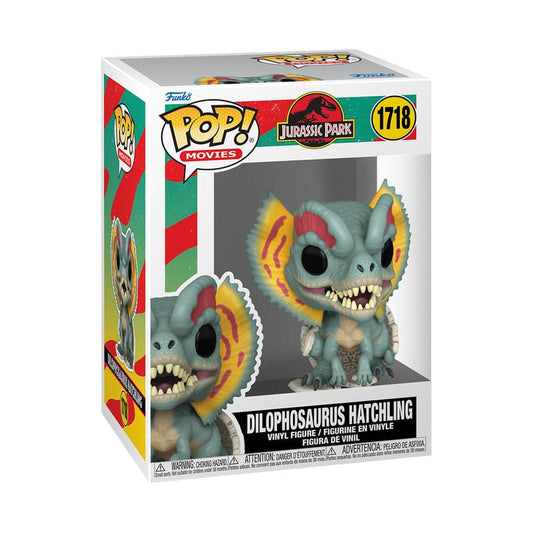 Jurassic Park Hatchling POP! Movies Vinyl Figur Dilophosaurus 9 cm