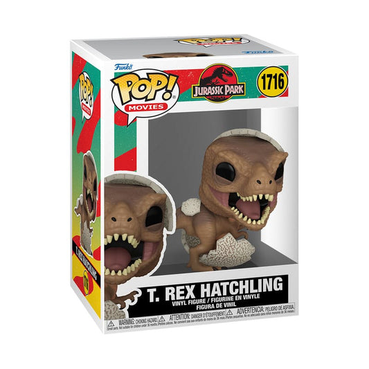 Jurassic Park Hatchling POP! Movies Vinyl Figur Tyrannosaurus Rex 9 cm