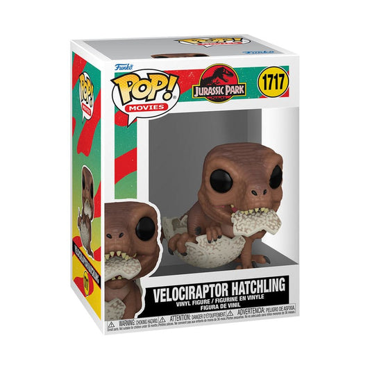 Jurassic Park Hatchling POP! Movies Vinyl Figur Velociraptor 9 cm