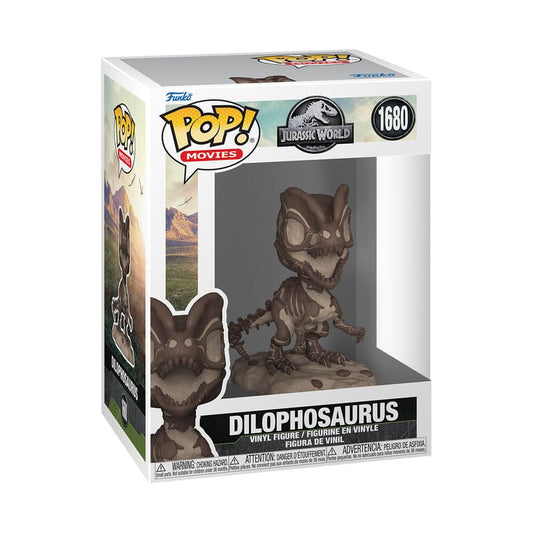 Jurassic Park Fossil POP! Movies Vinyl Figur Dilophosaurus 9 cm