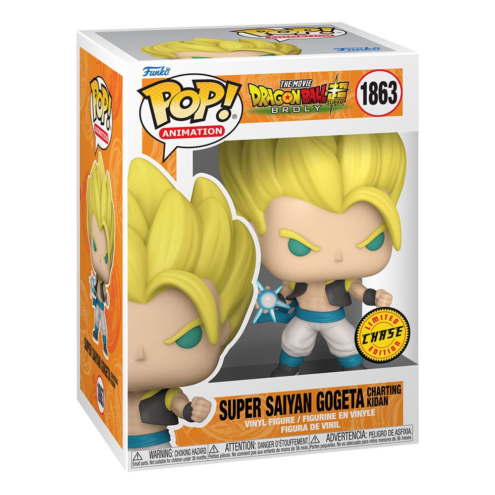 Dragon Ball Super: Broly POP! Animation Vinyl Figur Gogeta w/CH 9 cm Sortiment (6)