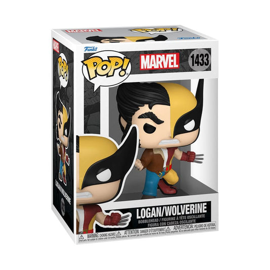 Marvel POP! Vinyl Figur Split- Wolverine/Logan 9 cm