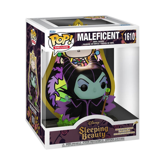 Disney POP! Deluxe Vinyl Figur Maleficent (Glass) 9 cm