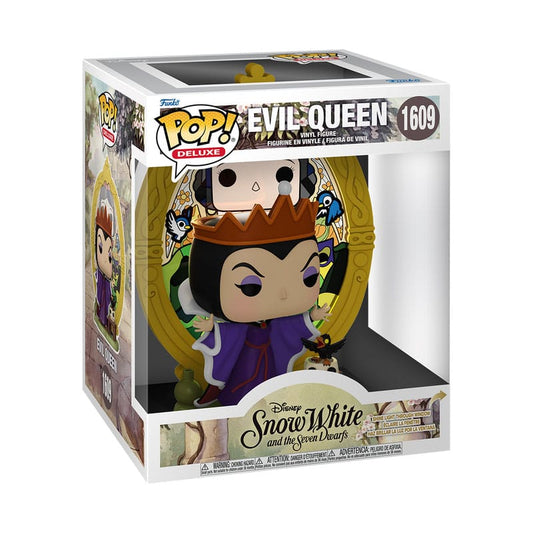 Disney Villians POP! Deluxe Vinyl Figur Evil Queen(Glass) 9 cm