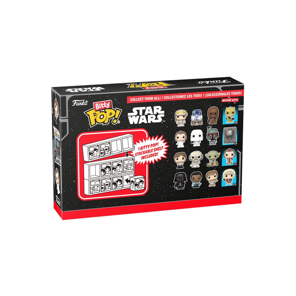 Star Wars Bitty POP! Vinyl Figuren 4er-Pack Leia 2,5 cm