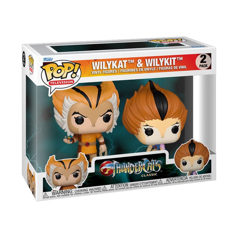 Thundercats POP! Vinyl Figuren 2er-Pack Wilykat & Wilykit 9 cm