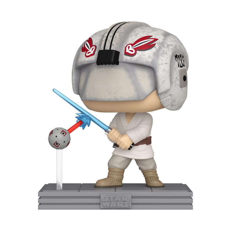 Star Wars POP! Movie Vinyl Figur Luke/Remote 9 cm