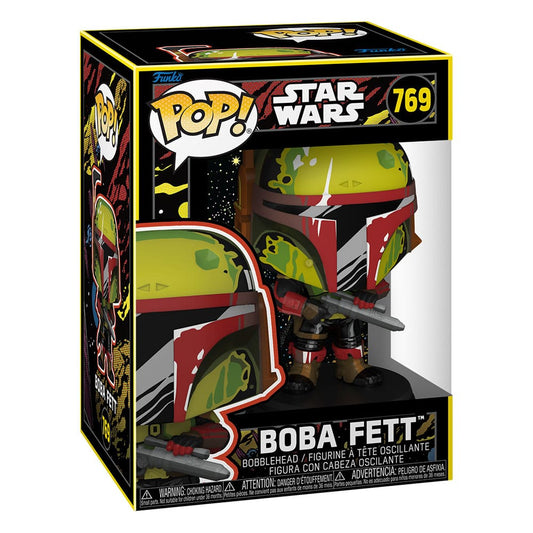 Star Wars : Book of Boba Fett POP! TV Vinyl Figur Boba Fett(Retro) 9 cm