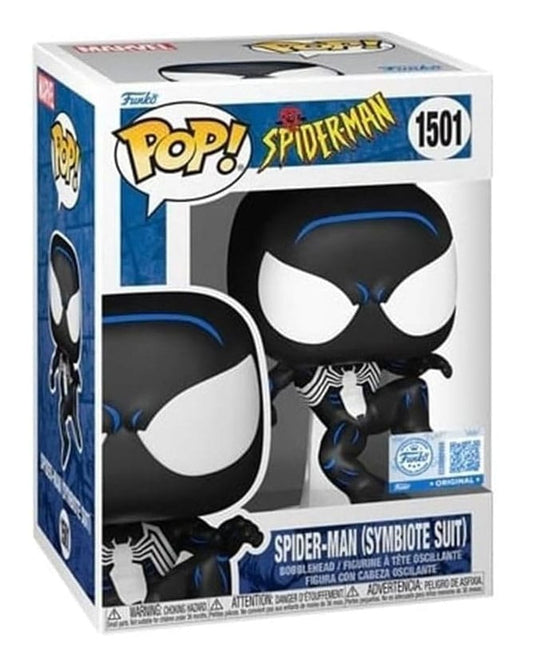 Spider-Man POP! Marvel Vinyl Figur Black Suit Spidey 9 cm