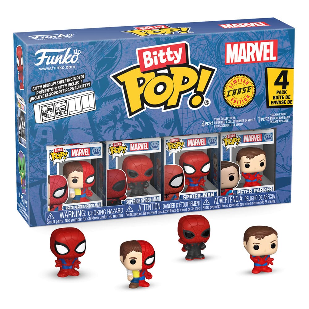 Spider-Man Bitty POP! Vinyl Figuren 4er-Pack Series 4 2 cm
