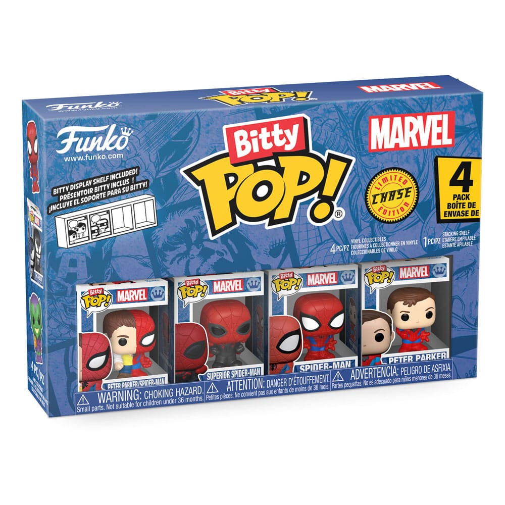 Spider-Man Bitty POP! Vinyl Figuren 4er-Pack Series 4 2 cm