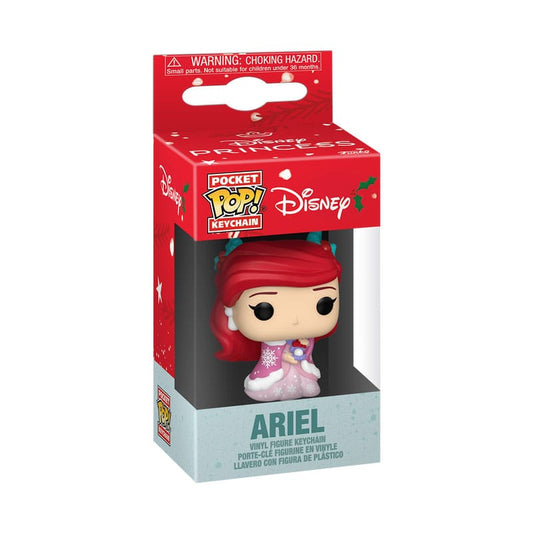 Disney Princess POP! Vinyl Schlüsselanhänger 4 cm Holiday Ariel Display (12)