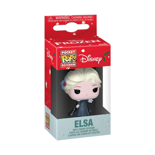 Disney Princess POP! Vinyl Schlüsselanhänger 4 cm Holiday Elsa Display (12)