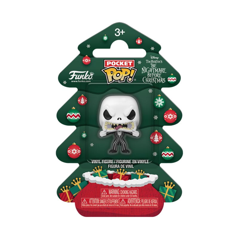 Nightmare before Christmas Holiday 2025 Pocket POP! Vinyl Schlüsselanhänger Jack Tree Holiday Box 4 cm