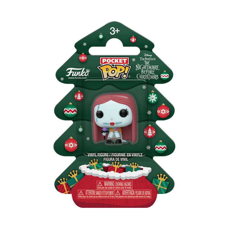 Nightmare before Christmas Holiday 2025 Pocket POP! Vinyl Schlüsselanhänger Sally Tree Holiday Box 4 cm