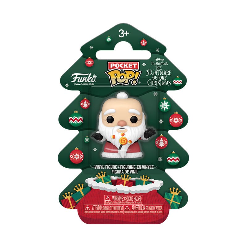 Nightmare before Christmas Holiday 2025 Pocket POP! Vinyl Schlüsselanhänger SandyCLS Tree Holiday Box 4 cm