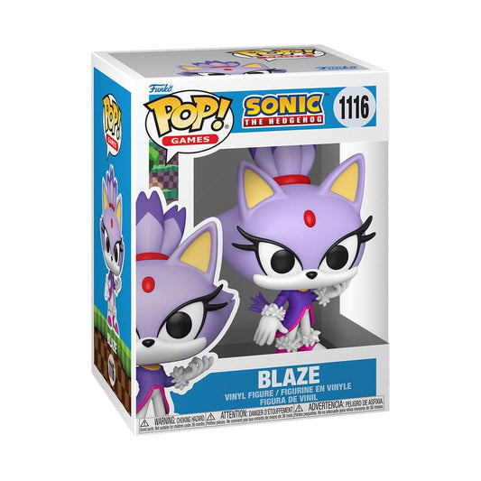 Sonic the Hedgehog POP! Games Vinyl Figur Blaze the Cat 9 cm