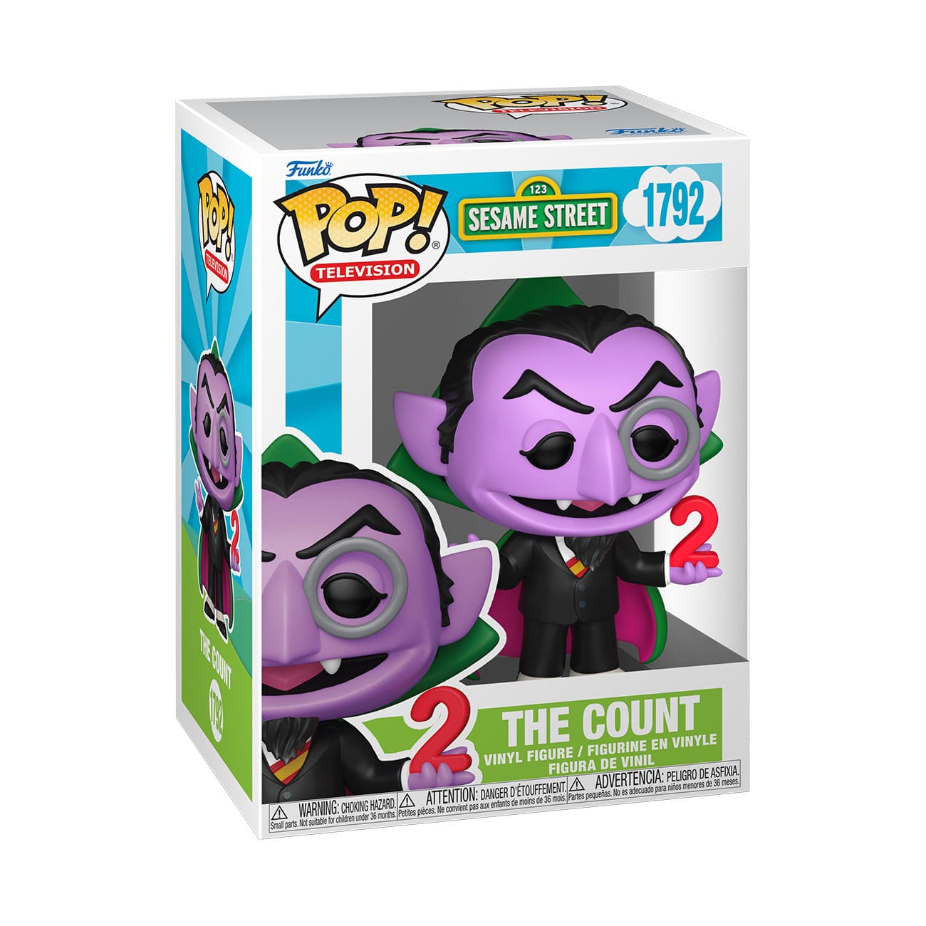 Sesamstraße POP! TV Vinyl Figur The Count 9 cm