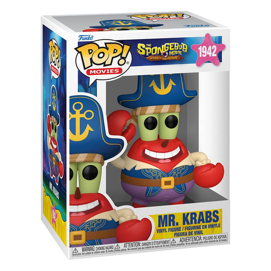 SpongeBob Schwammkopf POP! Vinyl Figur Mr. Krabs (Pirate) 9 cm
