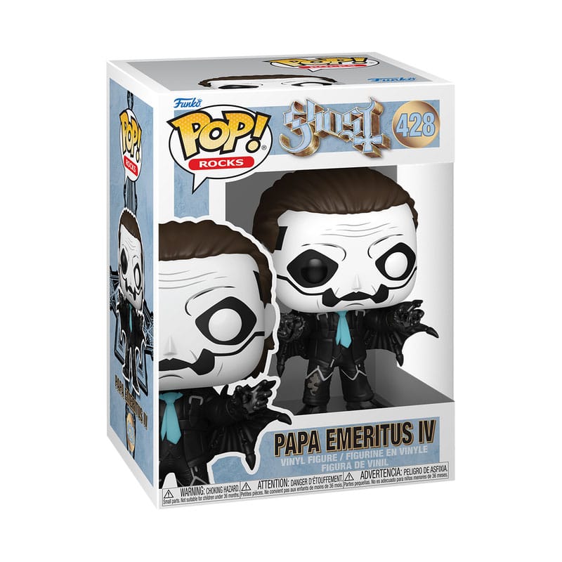 Ghost Band POP! Rocks Vinyl Figur Papa Emeritus IV (Bat Outfit) (Glitter) 9 cm