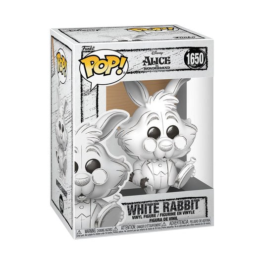 Disney POP! Vinyl Figur Sketched- White Rabbit 9 cm