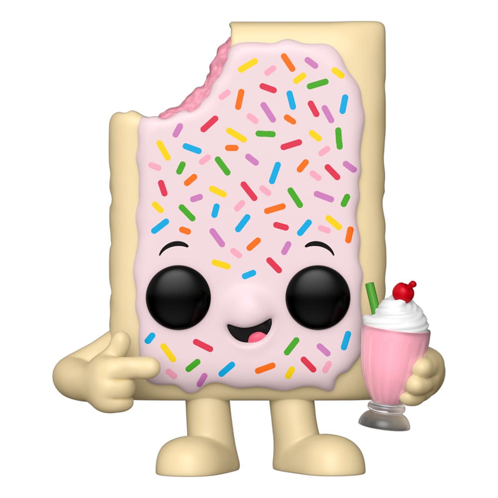 Pop-Tarts POP! Ad Icons Vinyl Figur Pop-Tarts Mascot Strawberry Milkshake 9 cm